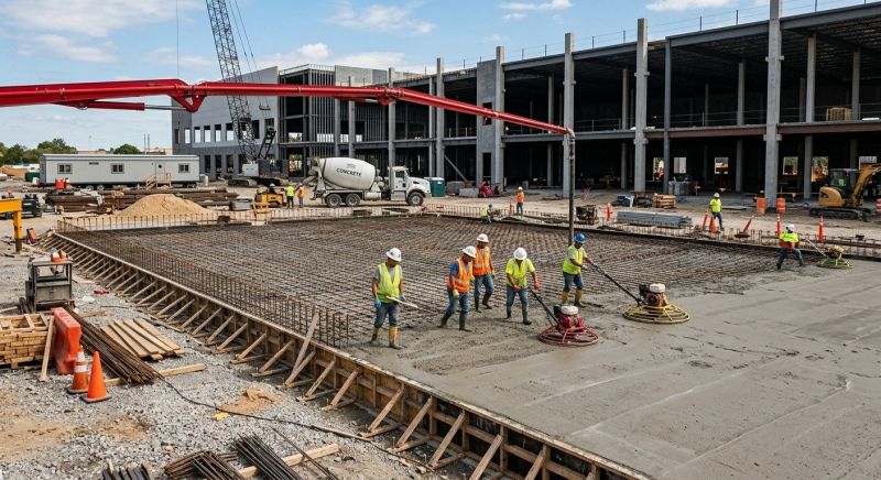 Commercial Slab Construction in Lee County, FL