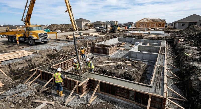 Concrete Foundation Installation in North Fort Myers, FL