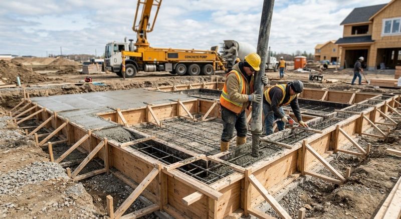 Foundation Wall Pouring in Alva, FL