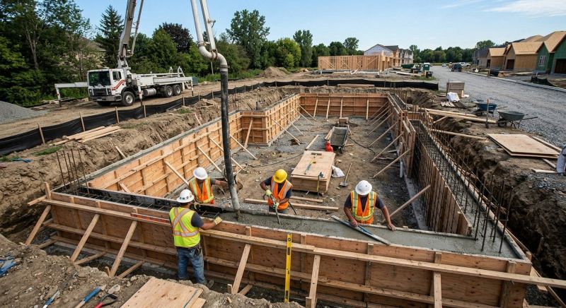 Poured Foundation Installation in Cape Coral, FL